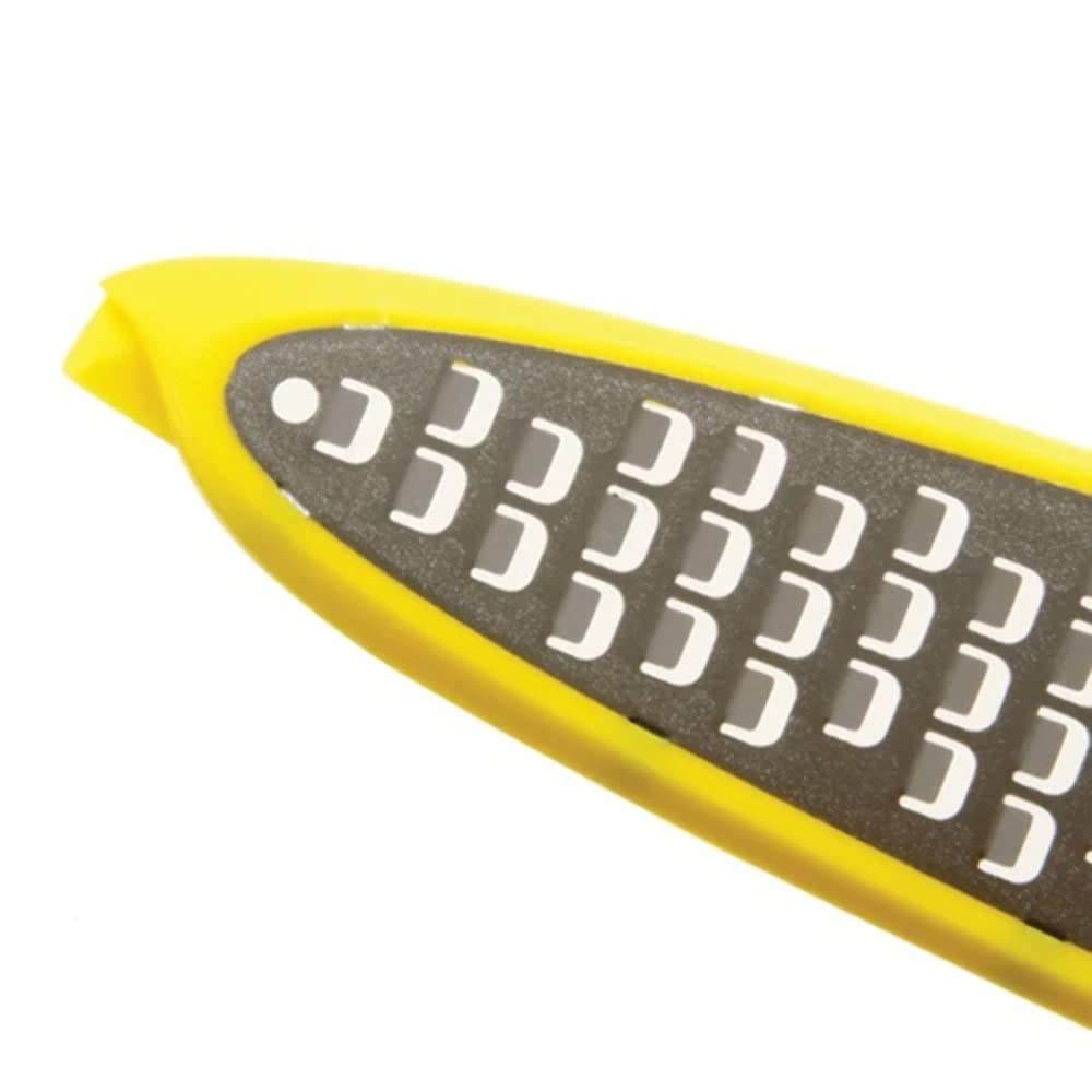 Norpro Stainless Steel Lemon Zester Grater - Microplane for Citrus, Cheese & Chocolate - Perfect for Baking, Garnishing & Cooking