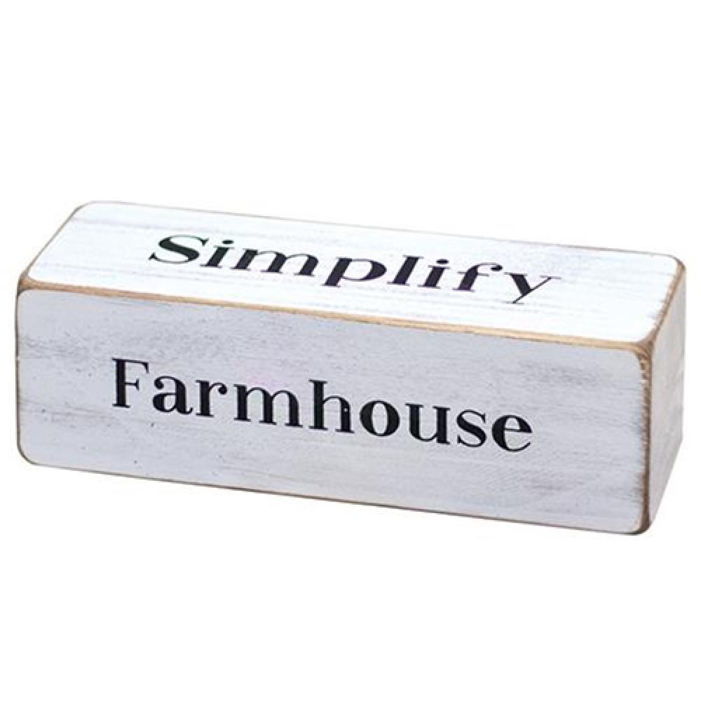 Farmhouse Four Sided Wooden Building Blocks - Natural Wood Montessori Toys for Toddlers - Educational Stacking Blocks for Kids - Perfect for Home, Classroom & Playroom Learning Activities