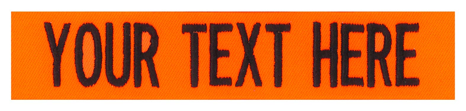 Custom Logo Keychain Luggage Tag - Personalized Travel Accessories with Neon Orange Color (6 Inch) - Perfect for Suitcases, Backpacks & Gym Bags