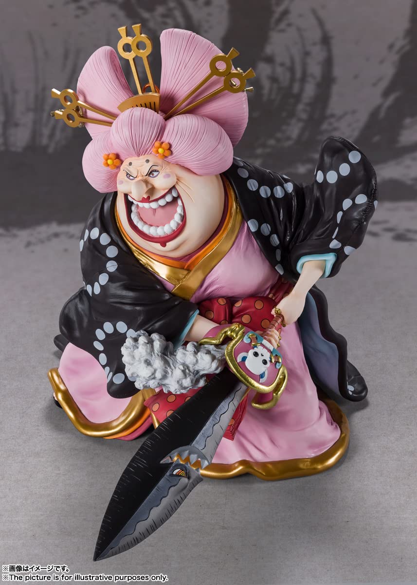 TAMASHII NATIONS One Piece Charlotte Linlin Oiran Olin Battle of Monsters on Onigashima Bandai Spirits FiguartsZERO Collectible Anime Statue - Perfect for Display, Anime Collections, and One Piece Fan Gifts