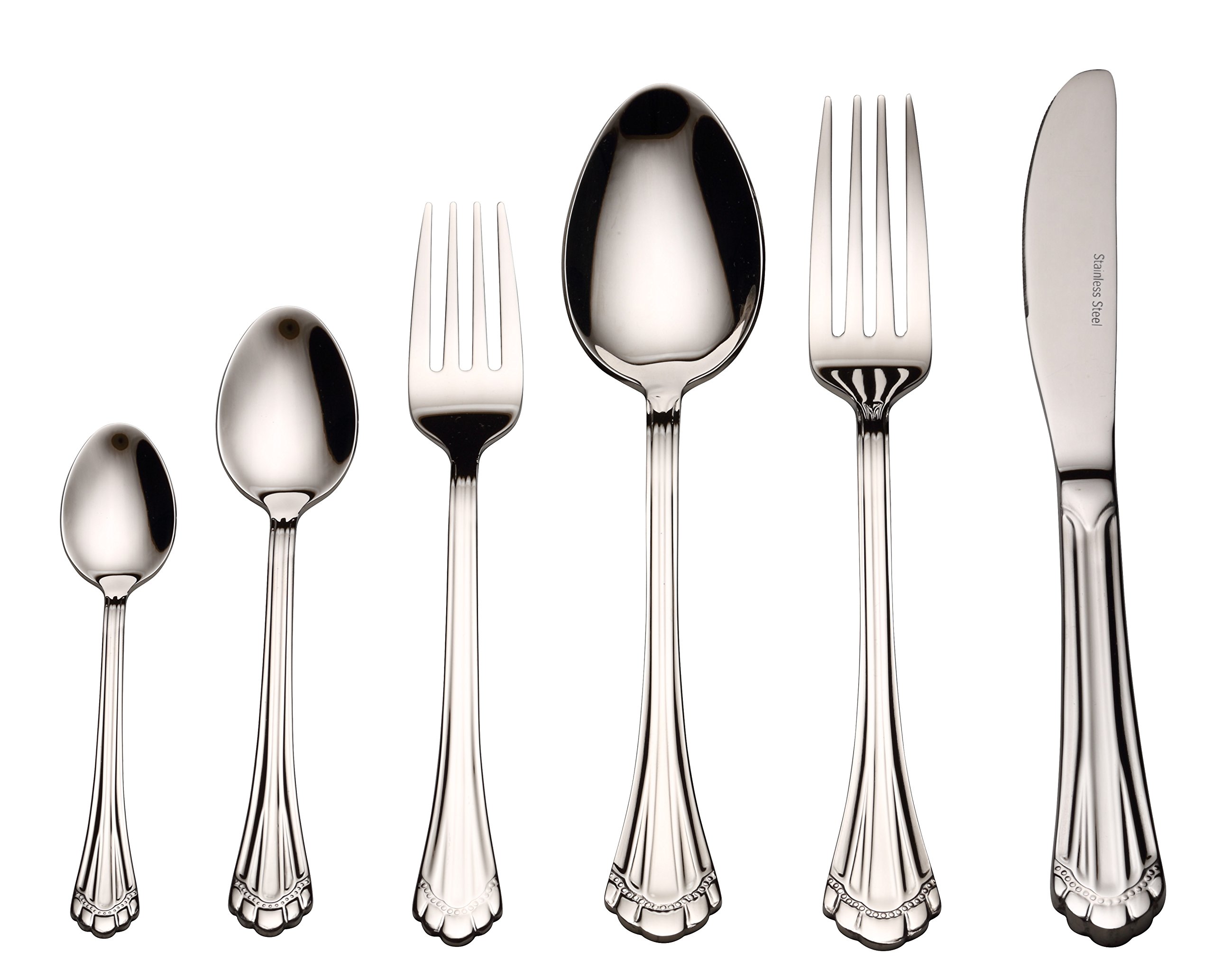 75-Piece Flatware Set for 12 - Premium 18/10 Surgical Stainless Steel Silverware Cutlery with Wooden Storage Chest - Elegant Dinnerware for Hosting, Weddings & Formal Dining