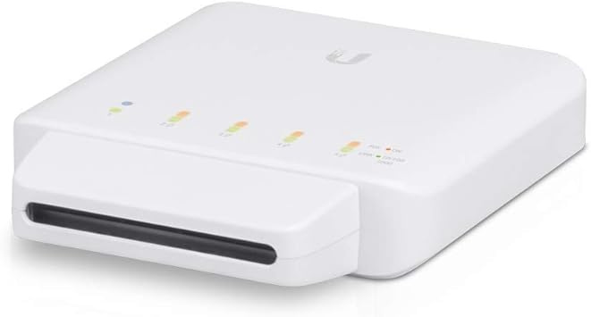 Ubiquiti USW-FLEX DPST 5-Port Gigabit PoE Switch with 1Gbps Speed | Aluminum Housing | Ideal for Home Office, Smart Home & Network Expansion