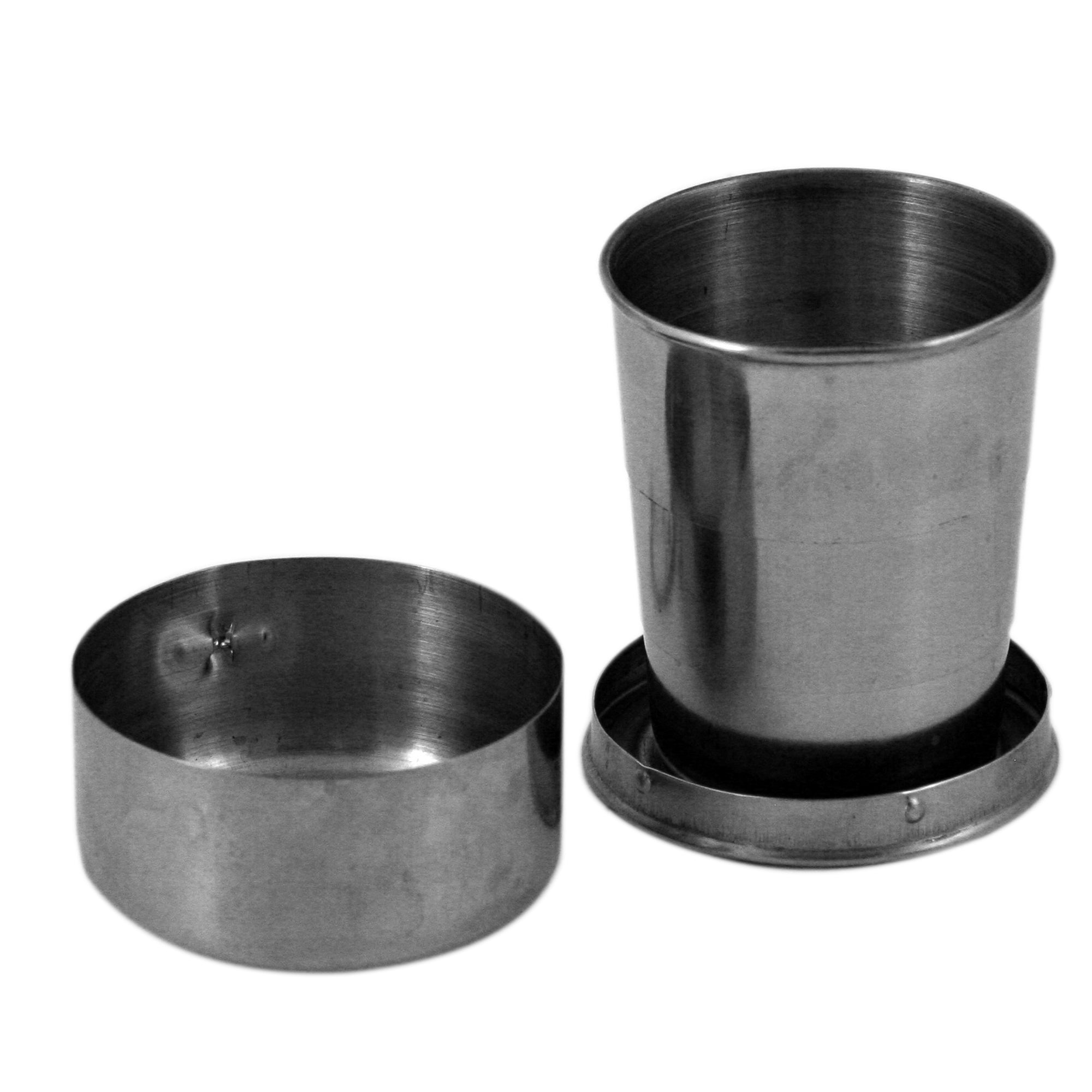 Collapsible Stainless Steel Travel Cup - 18oz Insulated Camping Mug with Lid & Handle - Perfect for Hiking, Backpacking, and Outdoor Adventures