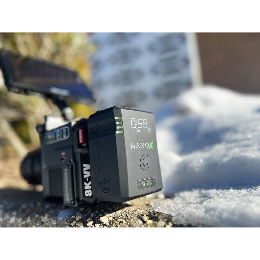 Core SWX NANO G98X 98Wh Gold Mount Lithium-Ion Battery - Compact Power Solution for DSLR, Mirrorless & Cinema Cameras - Perfect for On-Location Shooting, Film Production & Broadcast Use