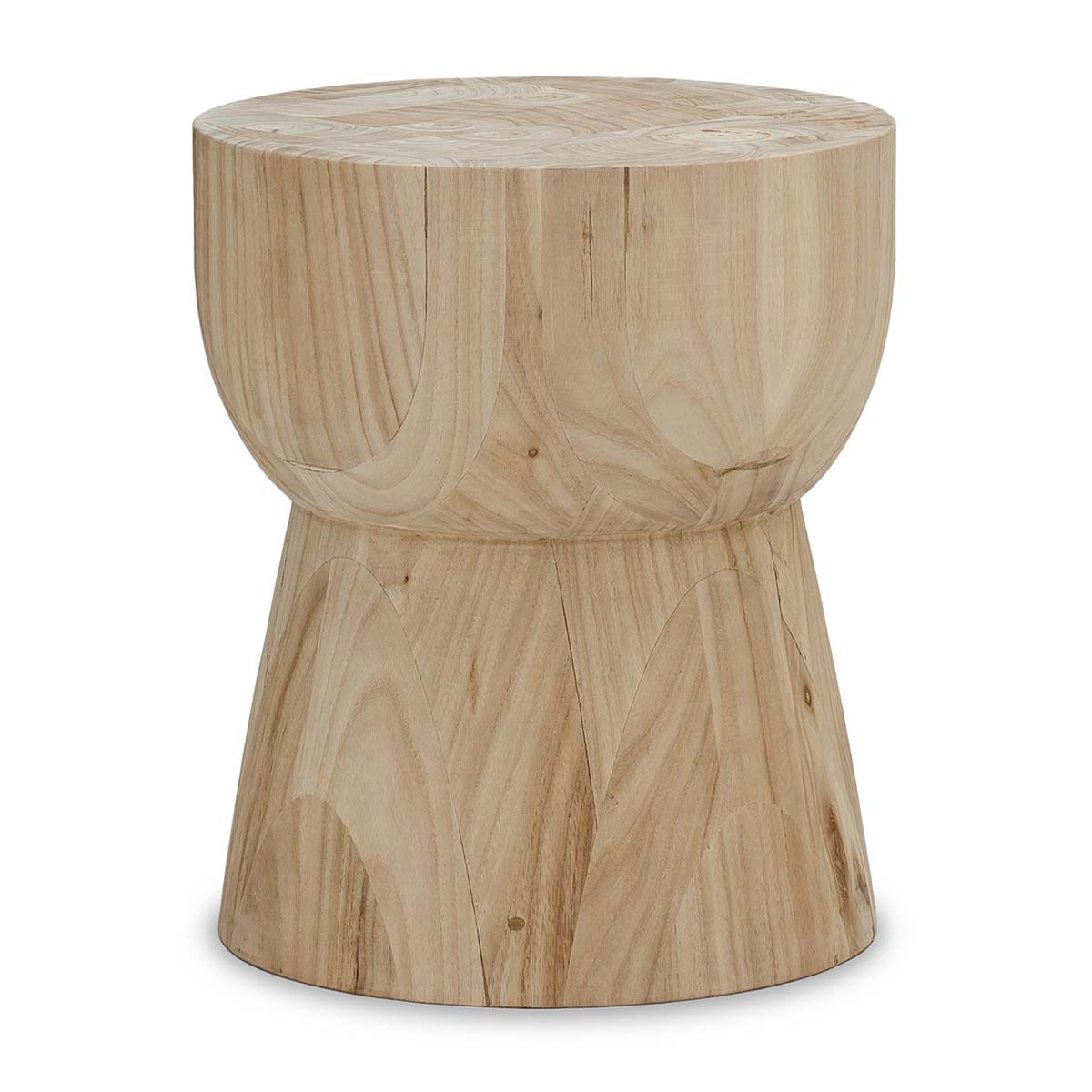 Handcrafted Mindi Wood Egg Cup Stool - Perfect for Farmhouse Kitchens, Breakfast Nooks & Rustic Home Decor