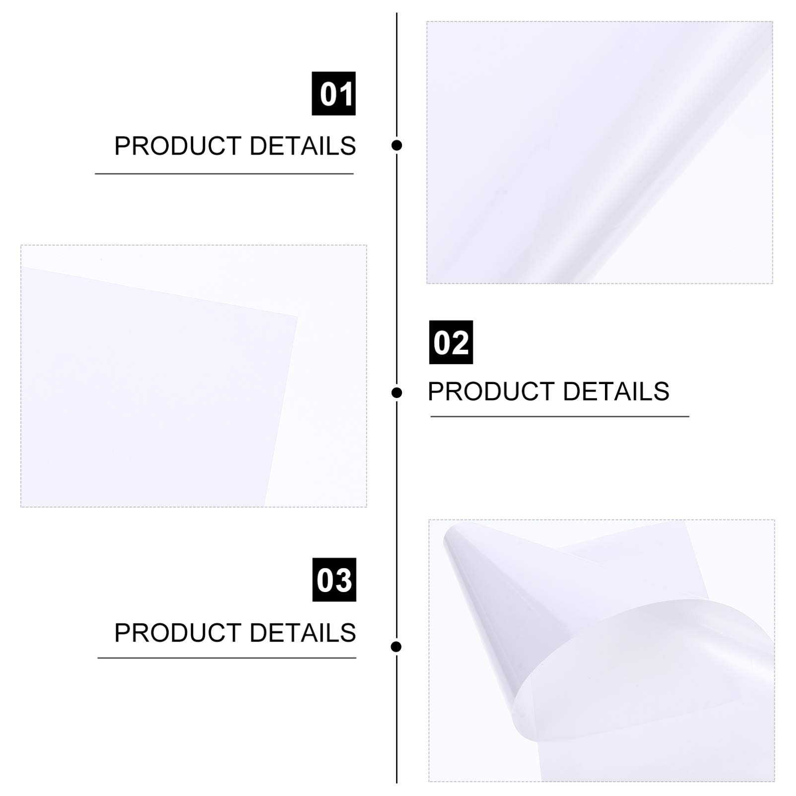 Lurrose 200 Sheets Hair Dye Paper Release Paper - Professional Salon Perm Meche Strips for Hair Styling, Nail Polish & Hair Care (White) - Perfect for Salon Treatments, DIY Hair Coloring & At-Home Hair Mask Applications