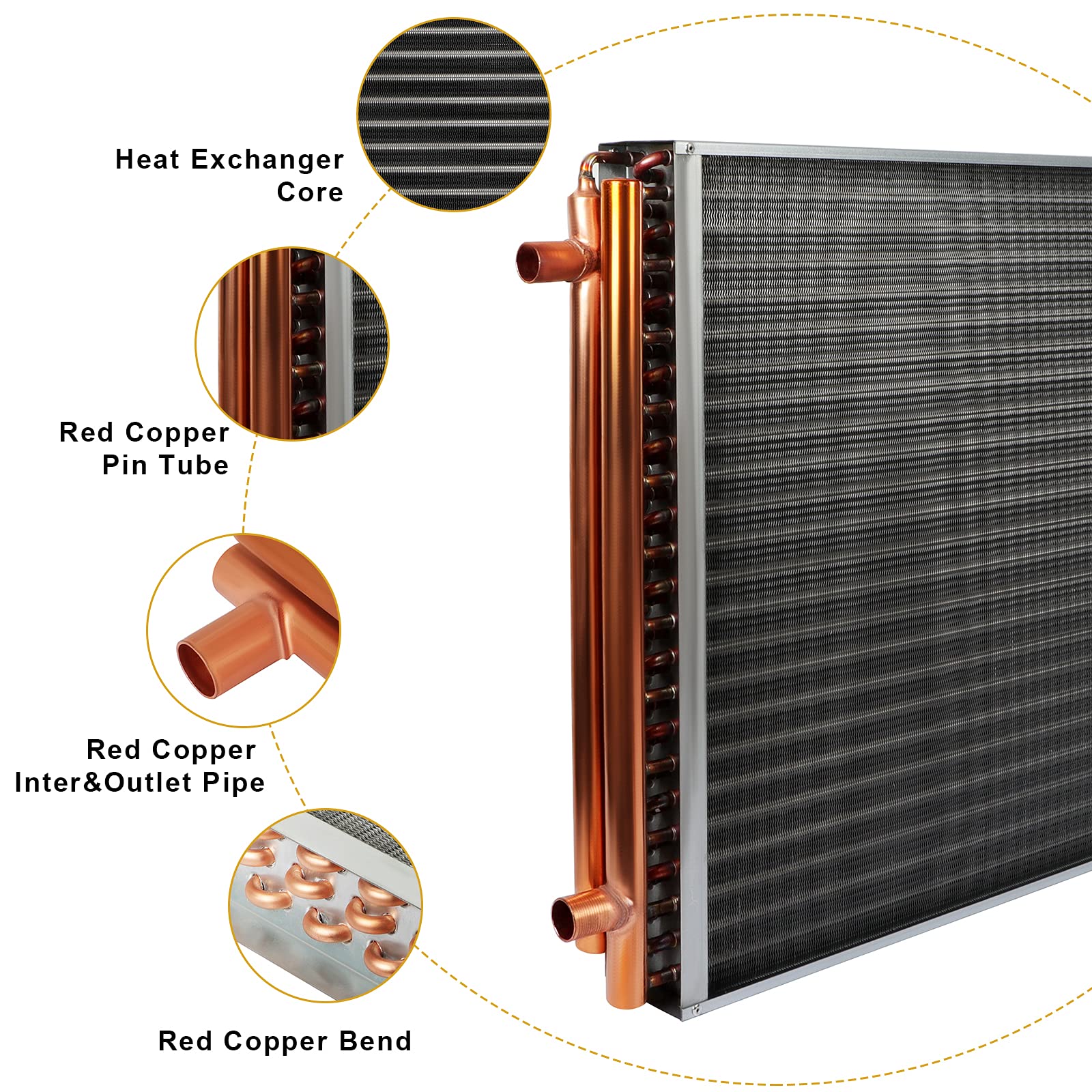 24x24 Water to Air Heat Exchanger - 1