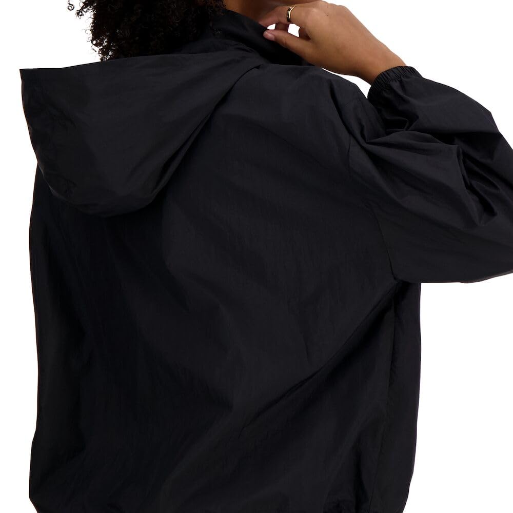 New Balance Women's Lightweight Packable Jacket - Water-Resistant Windbreaker for Running, Hiking & Outdoor Activities
