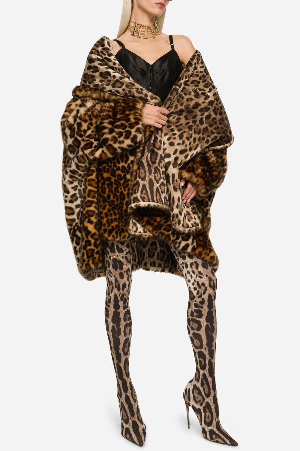 Giselle Leopard Print Thigh High Boots for Women - Fashionable Animal Print Over The Knee Boots - Perfect for Parties, Night Out and Winter Fashion