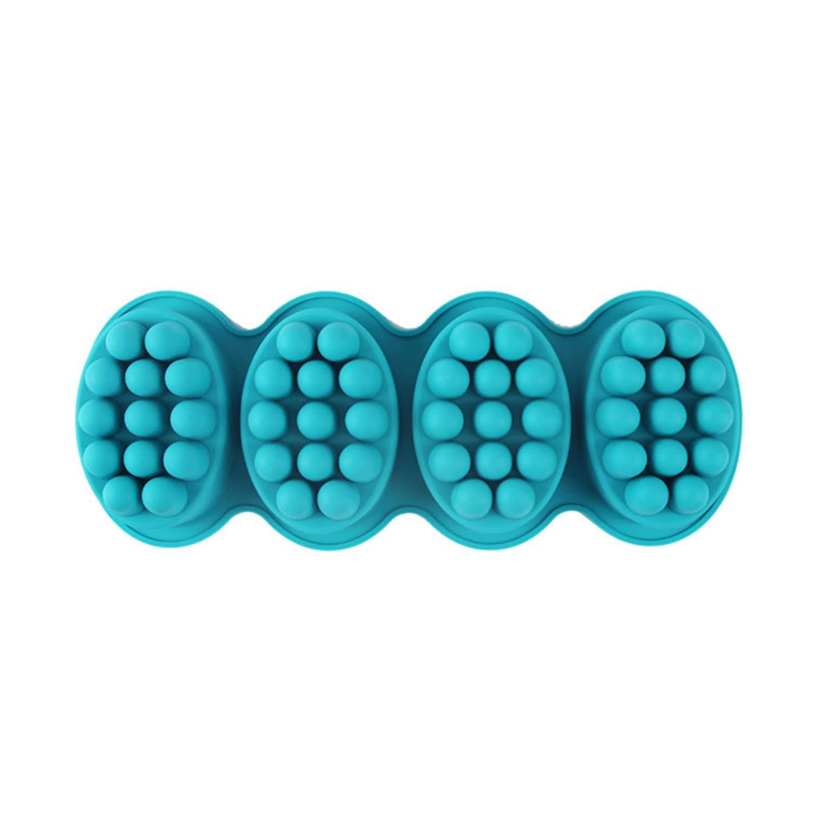 Silicone Massage Bar Soap Molds for Curly Hair - Nonstick Soap Making Molds, Baby Brush Included (Purple, One Size) - Perfect for DIY Bath & Body Products, Spa Gifts, and Handmade Soap Crafting