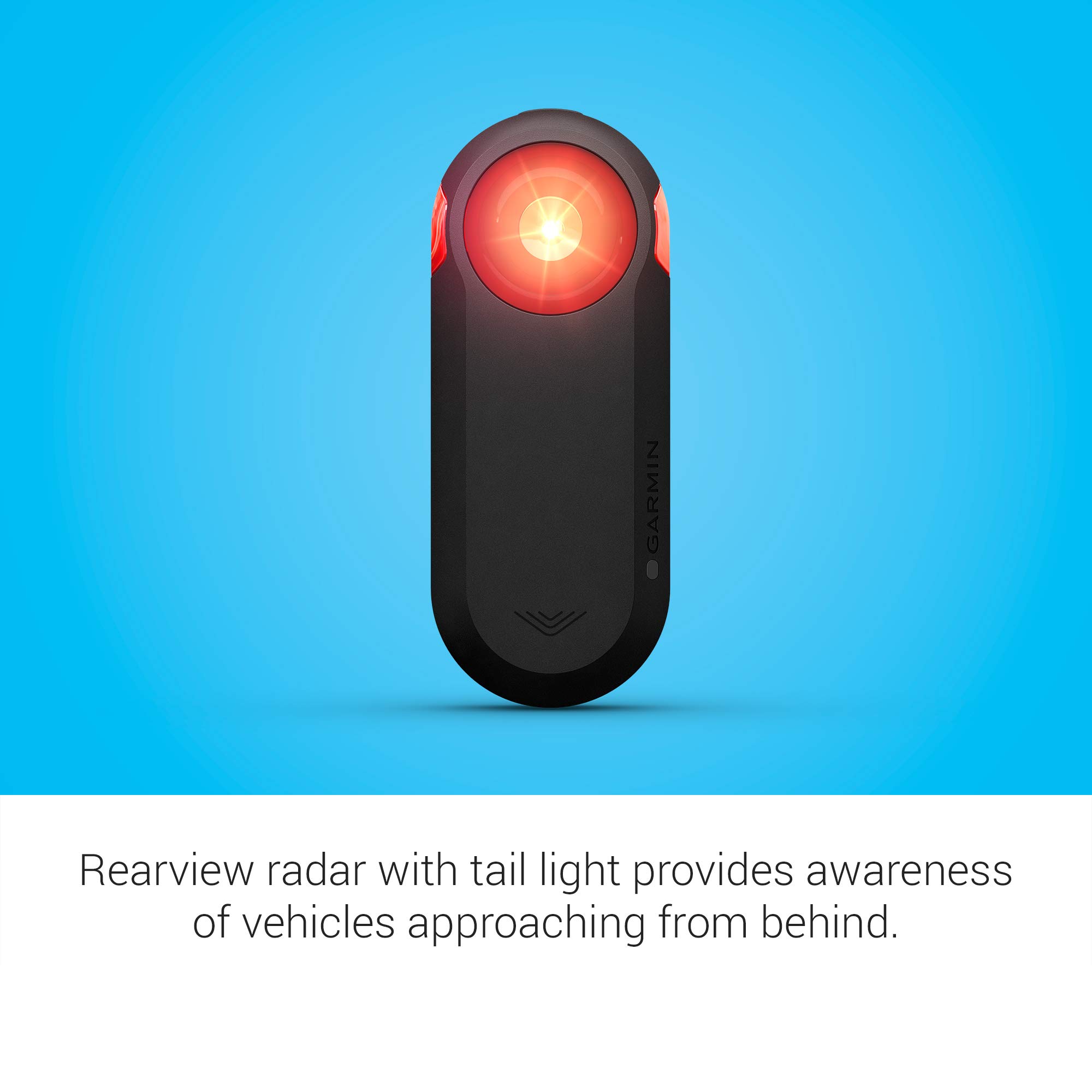 Garmin Varia RTL515 Bike Radar Tail Light - Rearview Radar with Visual & Audible Alerts for Vehicles Up to 153 Yards - Cycling Safety Accessory for Road Biking, Commuting & Night Riding