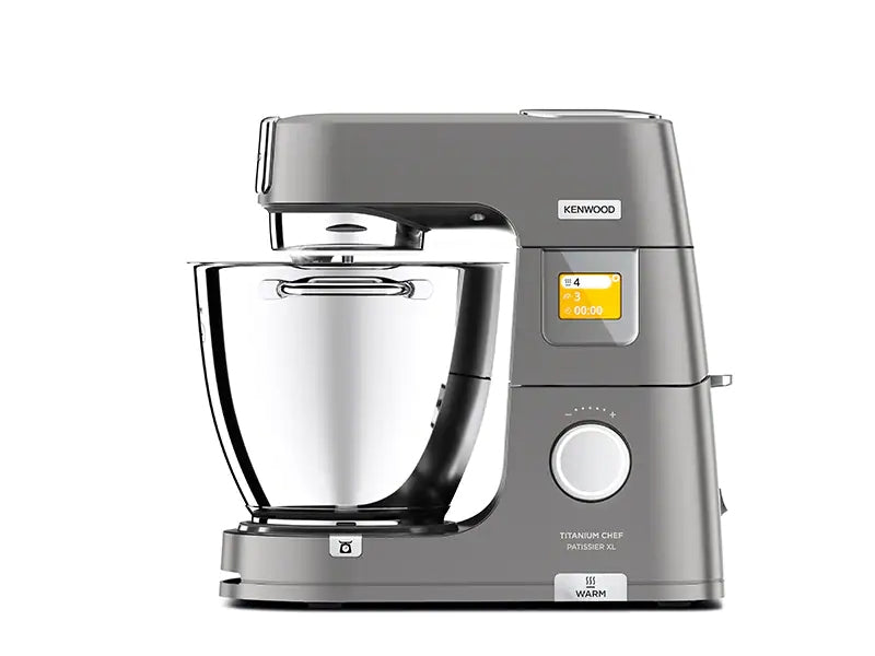 Kenwood KWL90.004SI 1400W 7L Silver Food Processor with Built-in Scales - Perfect for Home Cooking, Baking & Meal Prep