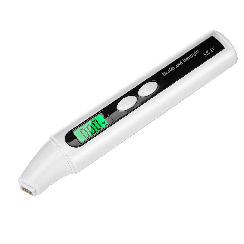 Professional Skin Moisture Tester with LCD Display & Backlight - Accurate Hydration Measurement for Beauty Salons, Spas & Home Use - Essential for Estheticians & Skincare Enthusiasts