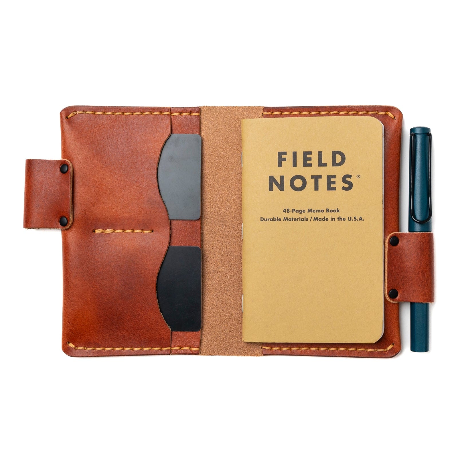 Premium Genuine Leather Field Notes Cover - Handmade, Durable & Stylish for Journaling, Travel & Everyday Use