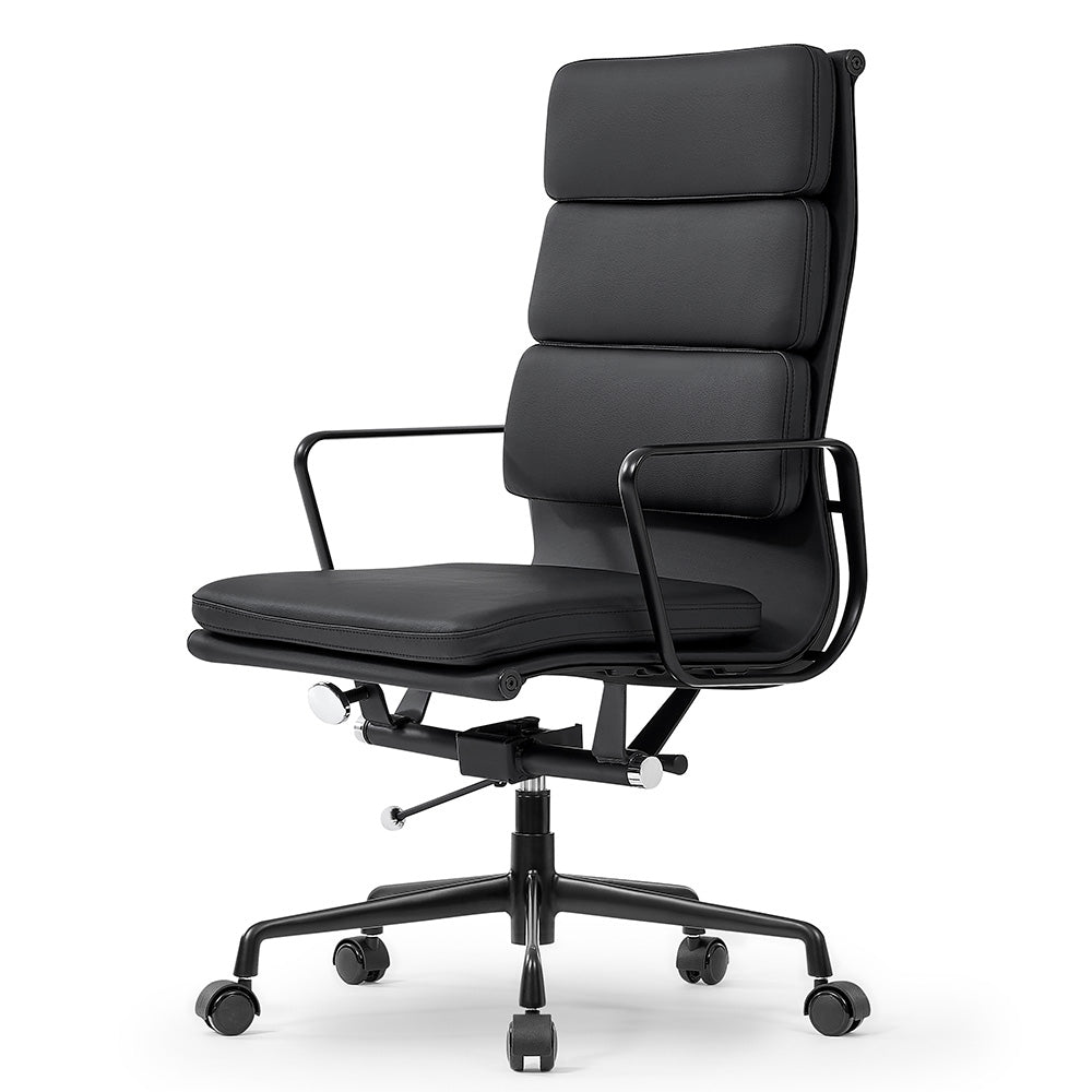 Premium ANDOR High Back Ergonomic Office Chair - Black | Adjustable Lumbar Support & Headrest for Comfort | Ideal for Home Office, Gaming & Workspace
