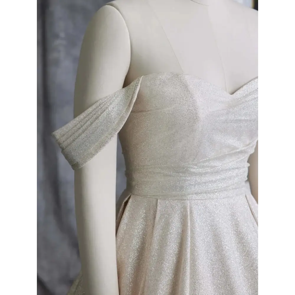 Maggie Sottero Anniston Detachable Shimmer Sleeves - Elegant Wedding Dress Accessories for Brides, Bridesmaids & Special Occasions