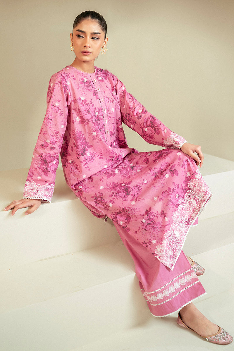 MOON LIGHT 2-Piece Lawn Suit for Women - Summer Casual Outfit for Picnics, Garden Parties & Outdoor Events