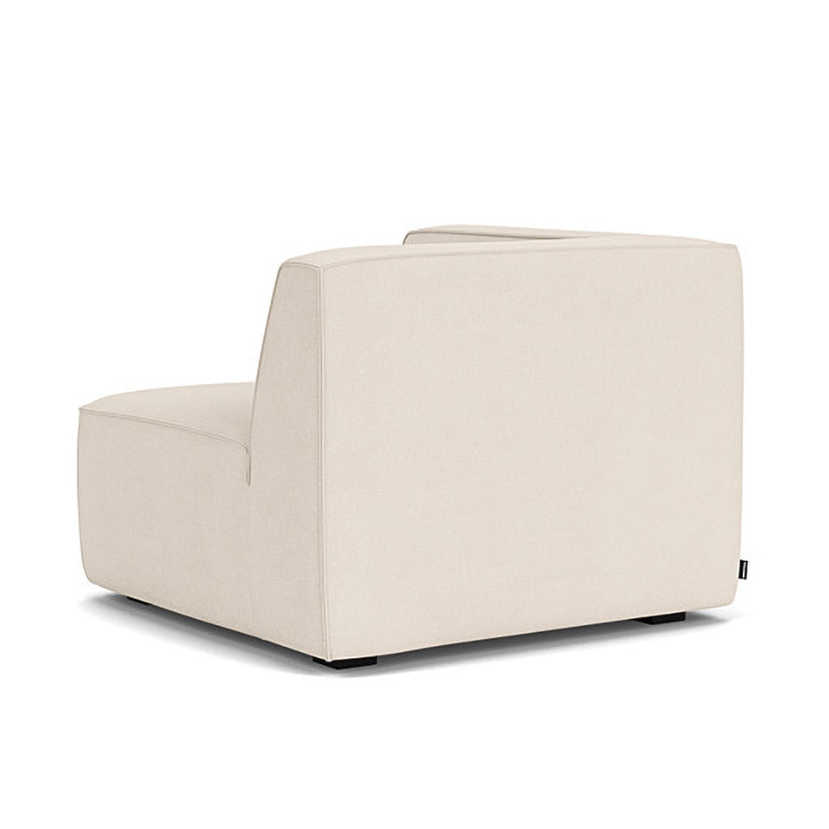 1-Seater Right Corner Modular Sofa in Durable Dane Fabric - Perfect for Small Apartments, Living Rooms & Cozy Spaces