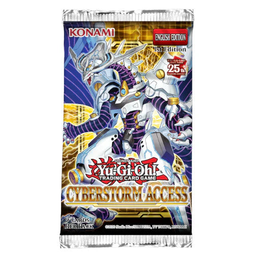 Yu-Gi-Oh! Cyberstorm Access Booster Pack - Official Trading Card Game Cards for Collectors & Players | Perfect for Tournaments & Game Nights