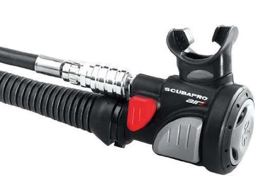 Scubapro Air 2 Integrated Octopus - Scuba Diving Regulator with Alternate Air Source for Safe Underwater Breathing | Perfect for Recreational & Professional Divers