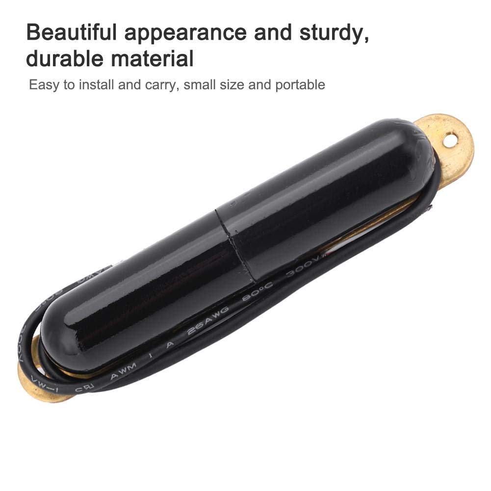 Alnico V Electric Guitar Pickup - Single Coil Lipstick Tube Pickup with Powerful Magnet for Enhanced Tone (Black) | Perfect for Blues, Rock & Jazz Performances