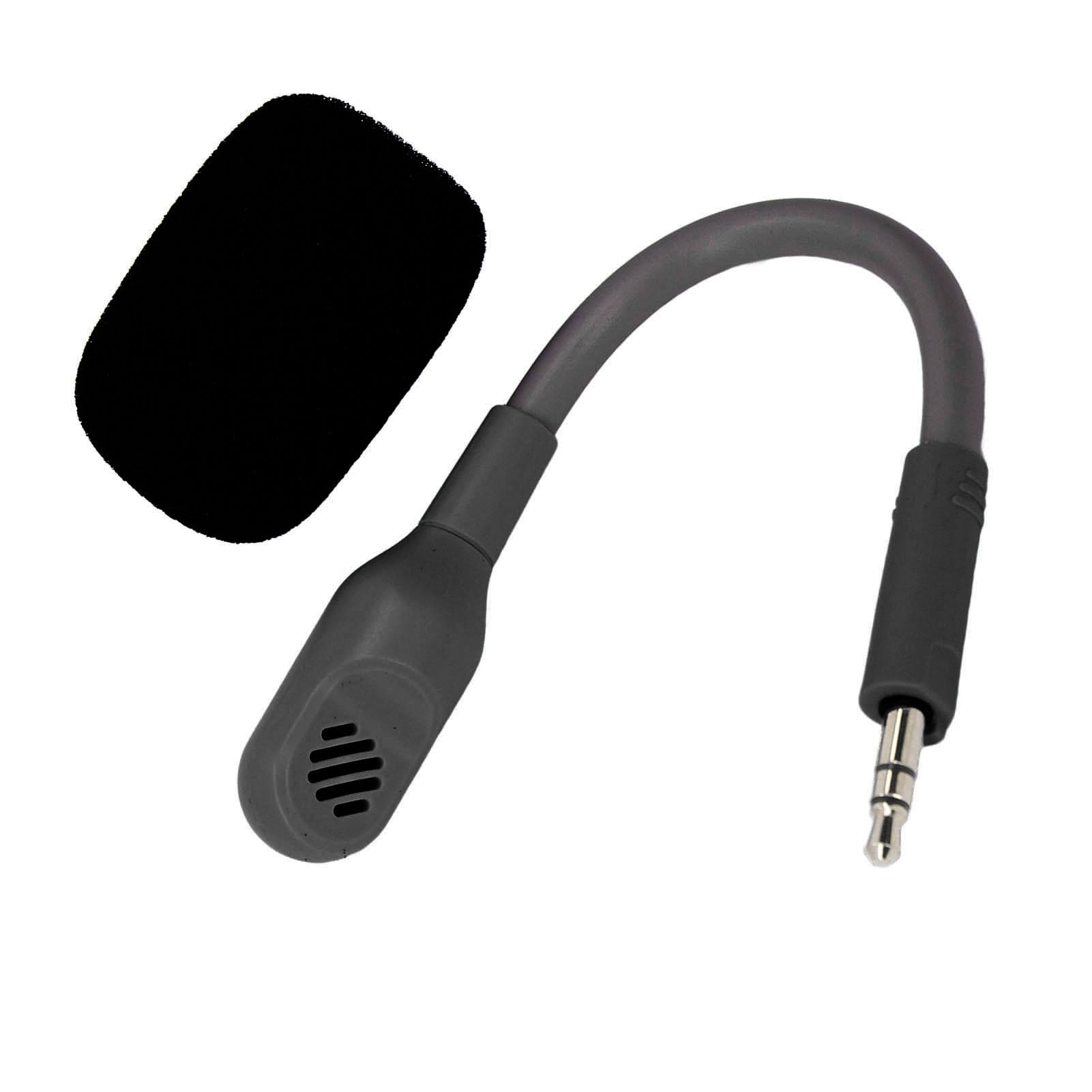 Yunseity Wireless Gaming Headset Microphone Replacement - 3.5mm Plug with OFC Core for PC, PS4, PS5, Xbox - Noise Cancelling Mic for Streaming, Gaming, Online Meetings (Black)
