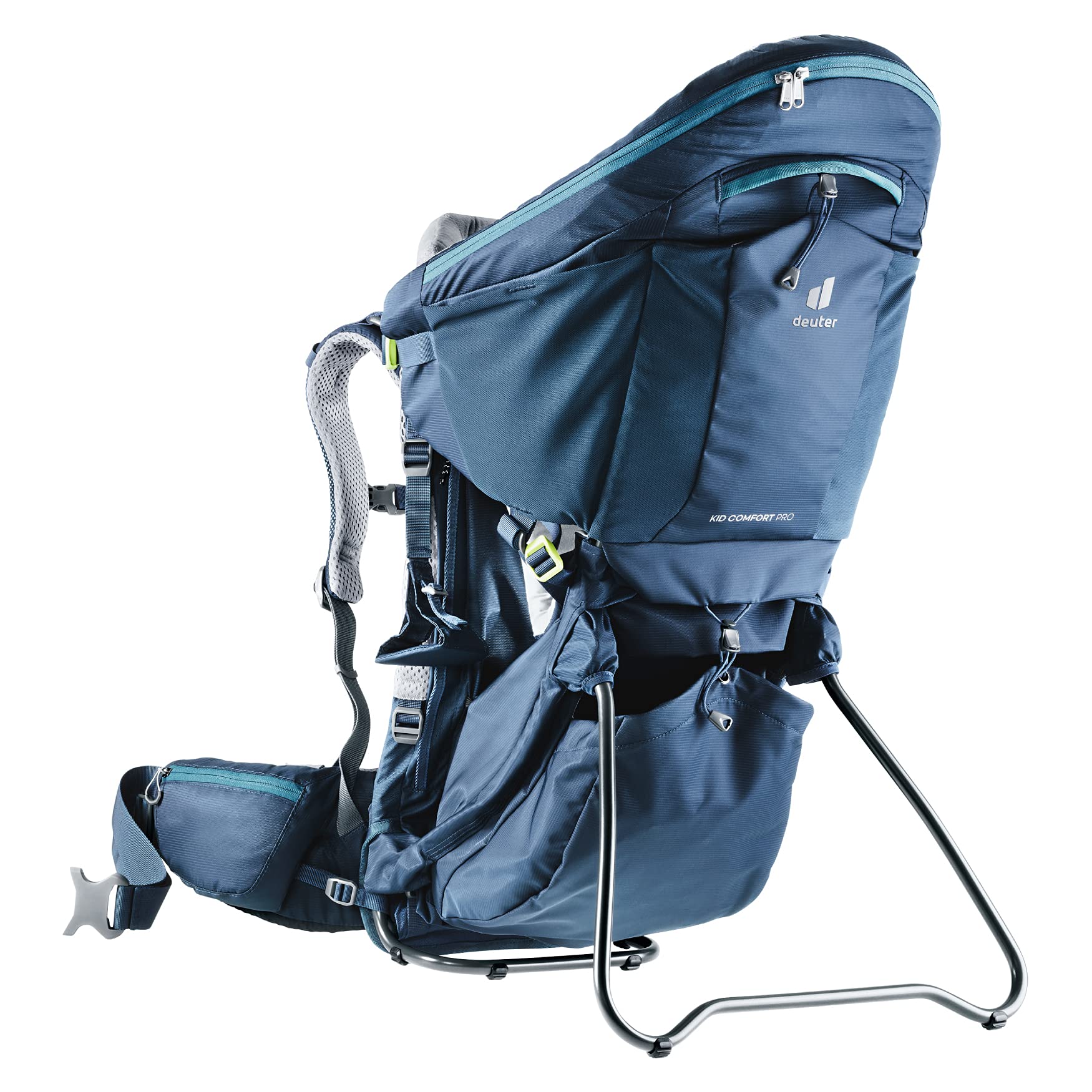 Deuter Kid Comfort Pro Child Carrier Backpack - Adjustable Hiking & Travel Carrier for Toddlers 1-4 Years - Comfortable & Ergonomic Design - Perfect for Outdoor Adventures, Family Hikes & Traveling with Kids - Midnight Blue