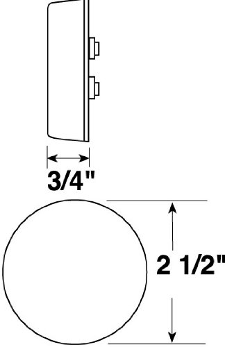 Peterson 142A Amber Incandescent Marker Light - 2.5