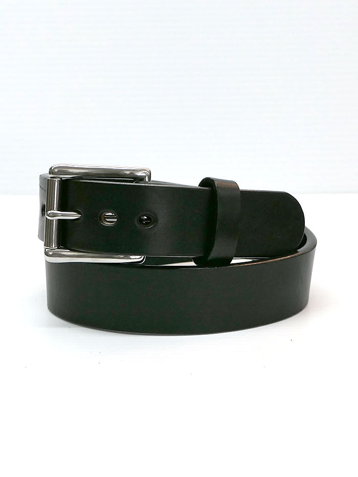 Gingerich 1001 18 Mens Maverick Smooth Heavyweight Gun Belt Black - Durable Leather Belt for Concealed Carry & Everyday Use