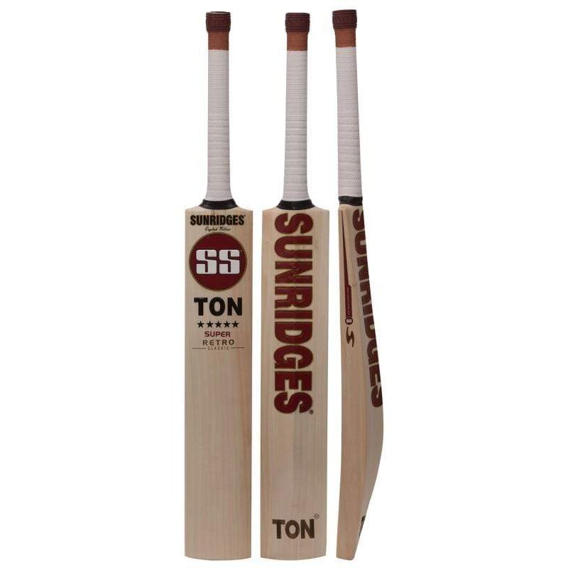 SS Retro Super Senior Cricket Bat - Premium English Willow Wood for Adult Players - Perfect for Cricket Matches, Training & Backyard Games