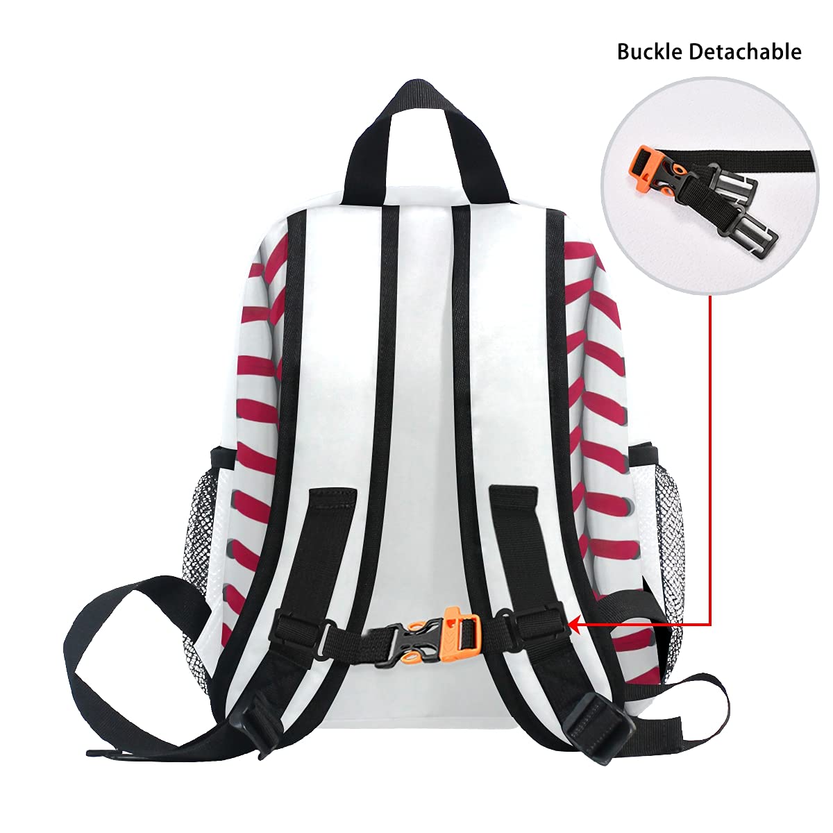 ODAWA Custom Preschool Backpack with Name Embroidery - Personalized Kids Baseball Backpack for School, Daycare & Travel | Durable & Lightweight Toddler Bookbag