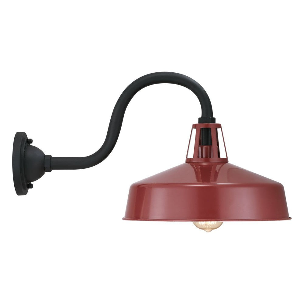 Elm XL Wall Lantern Outdoor - Modern Black Metal Sconce Light Fixture for Porch, Patio & Garden Decor | Weatherproof & Energy Efficient Lighting Solution