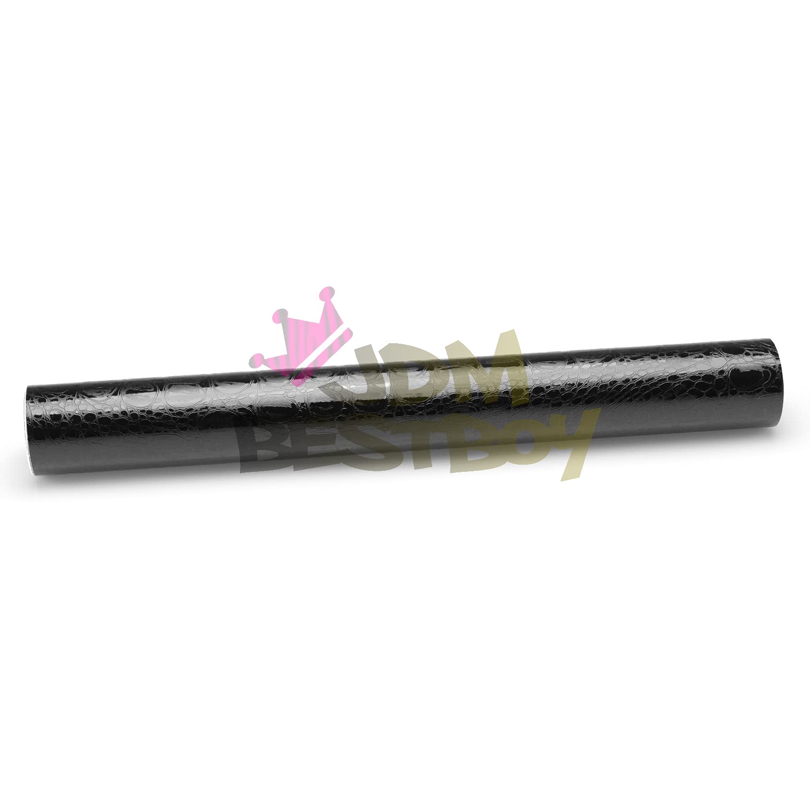 3D Black Alligator Texture Vinyl Wrap Sticker - 60