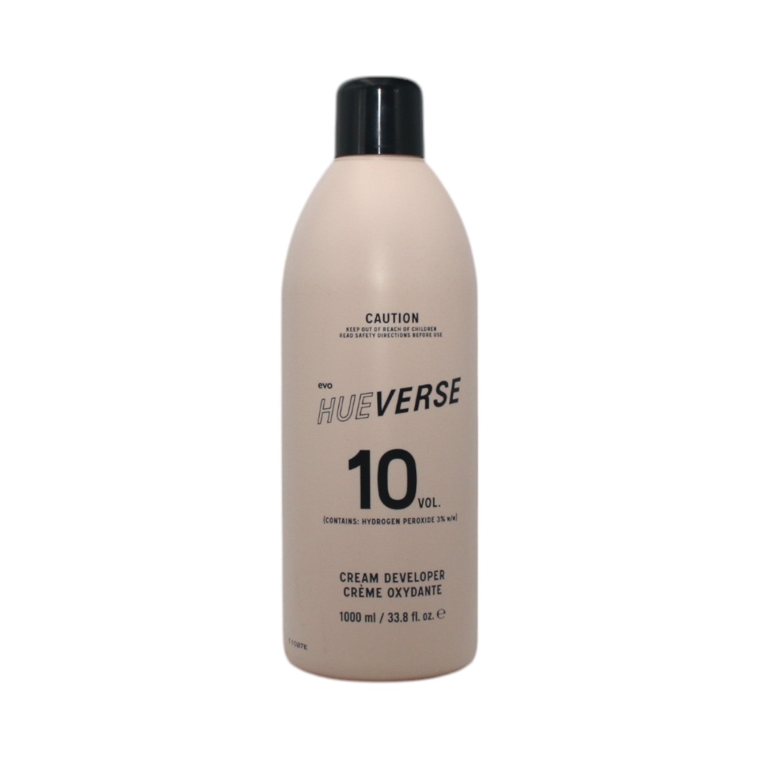 Evo Hueverse 10 Volume Cream Developer 33.8 oz (1 Liter) - Professional Hair Lightening & Toning Developer for Salon & Home Use