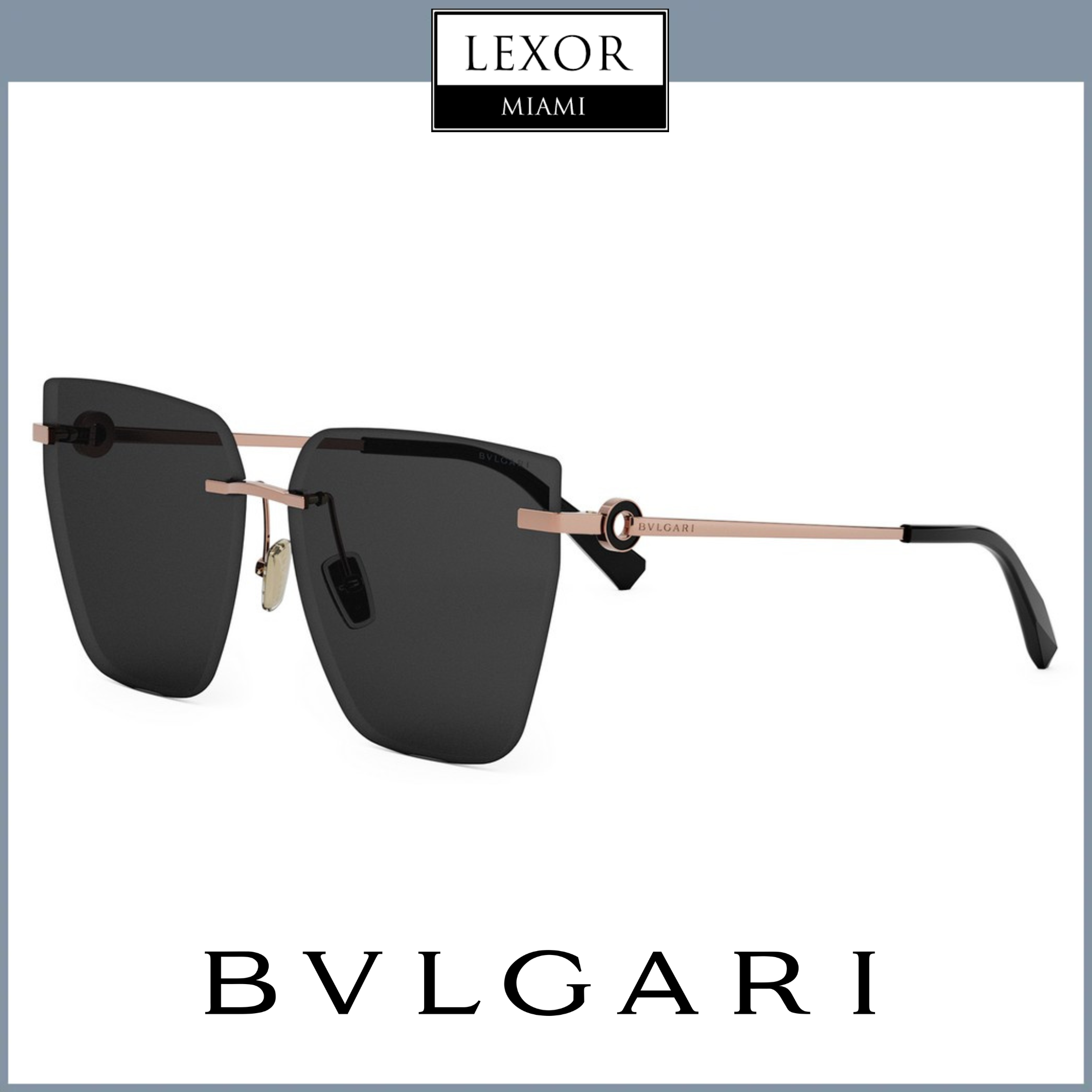 Bvlgari BV40012U 6128A Luxury Sunglasses for Women - UV Protection Fashion Shades (UPC: 192337152818) - Perfect for Beach, Driving & Outdoor Activities