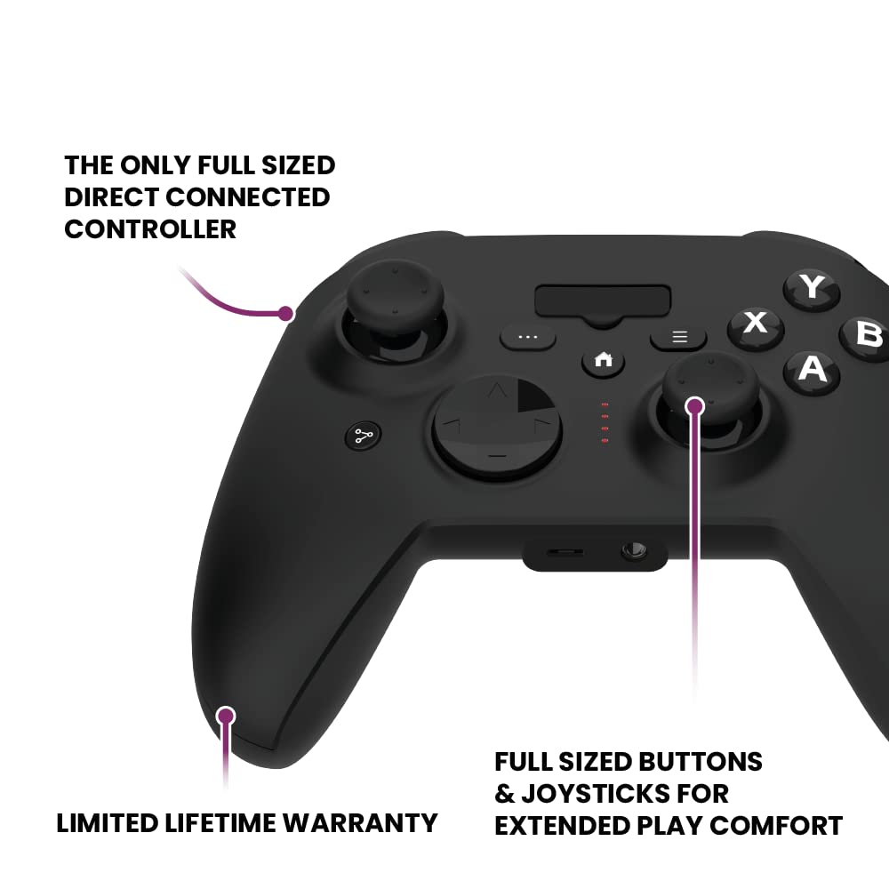RiotPWR Cloud Gaming Controller for iPhone & iPad - Lightning & USB-C Cables Included | Perfect for Xbox Game Pass, Stadia & Mobile Gaming on iOS Devices