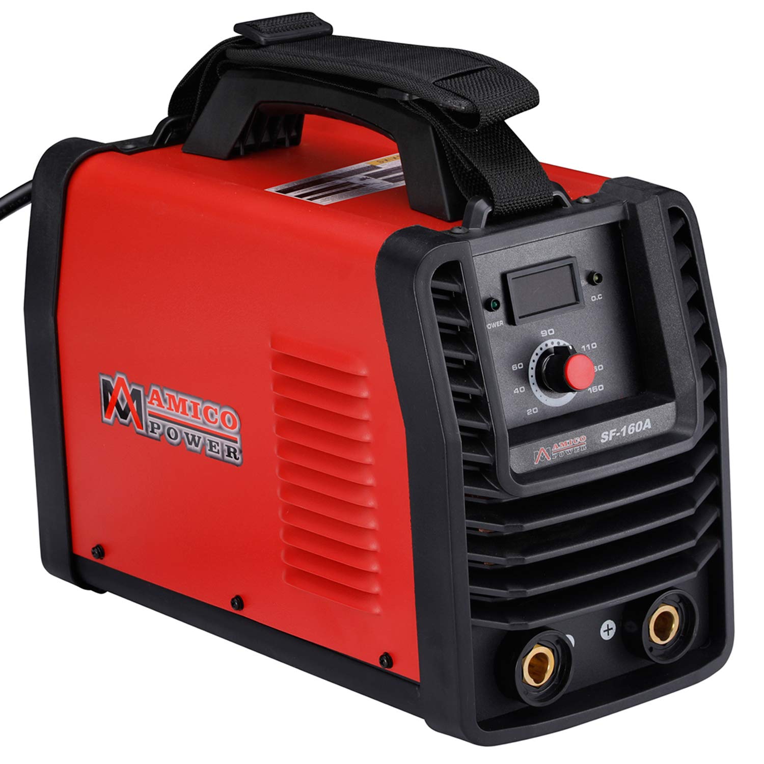 Amico SF-160A 160 Amp Stick Arc Lift TIG Welder - Professional Dual Voltage 110V/230V Welding Machine for Metal Fabrication, Repair & DIY Projects - Perfect for Home Workshops, Construction Sites & Automotive Repairs