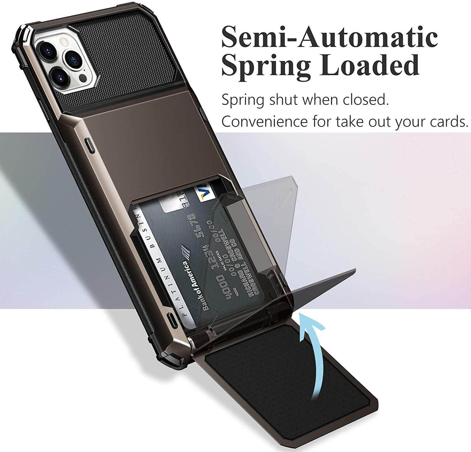 Premium Leather Wallet Case for iPhone 13 Pro Max with 3 Card Slots & Military-Grade Protection - Perfect for Travel, Work & Everyday Use
