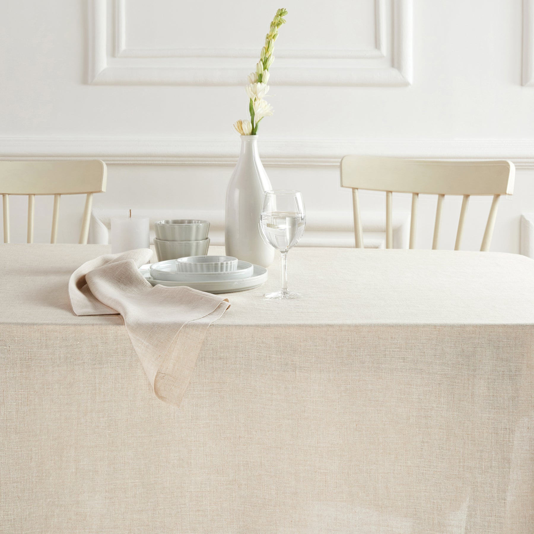 Sonoma Tablecloth - Premium Cotton Table Cover for Dining & Decor | Perfect for Parties, Weddings & Home Decor