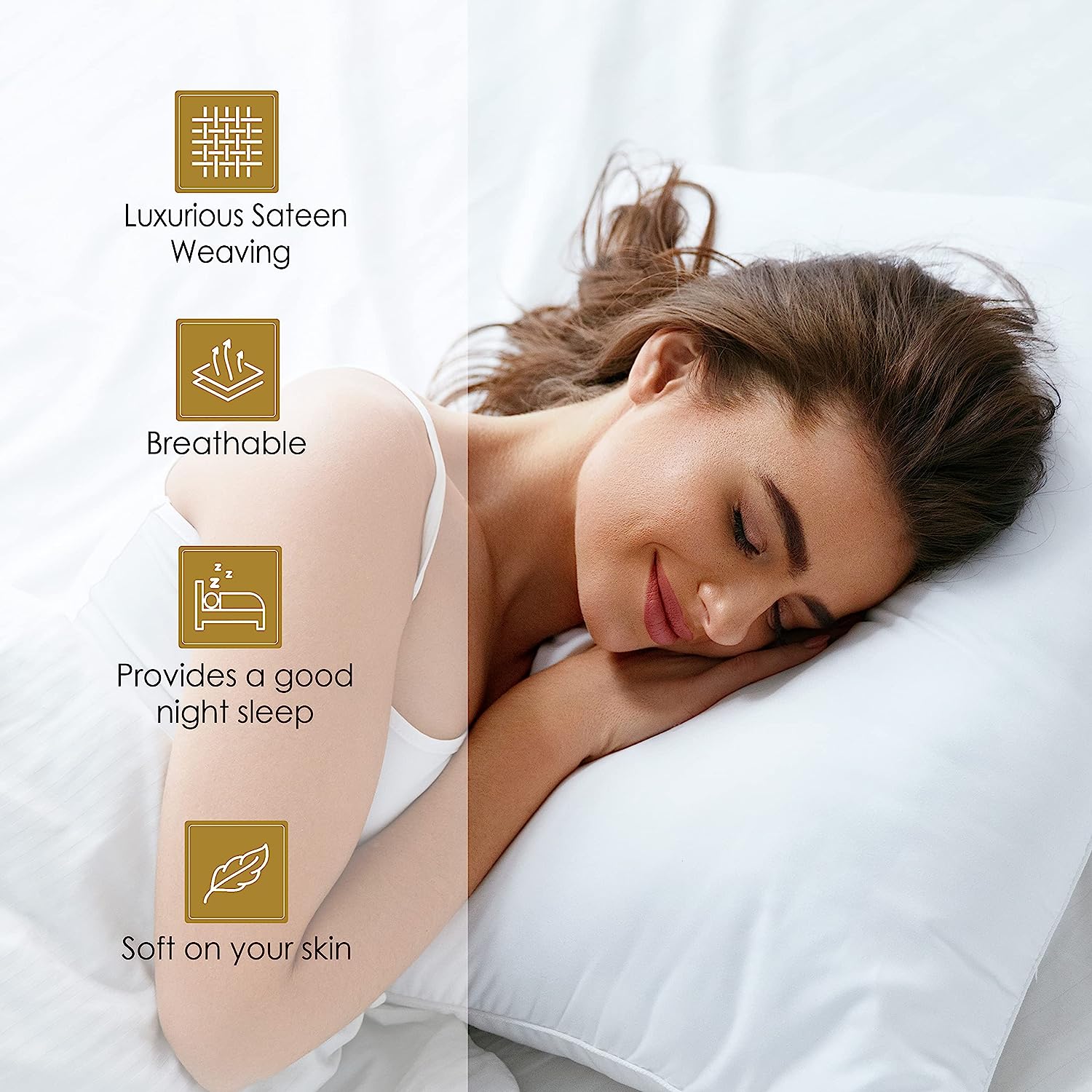 Luxury 1000 Thread Count Egyptian Cotton Deep Pocket Bed Sheet Set - Queen Size, Ultra Soft & Breathable for All-Season Comfort - Perfect for Master Bedroom, Guest Room, or Vacation Home