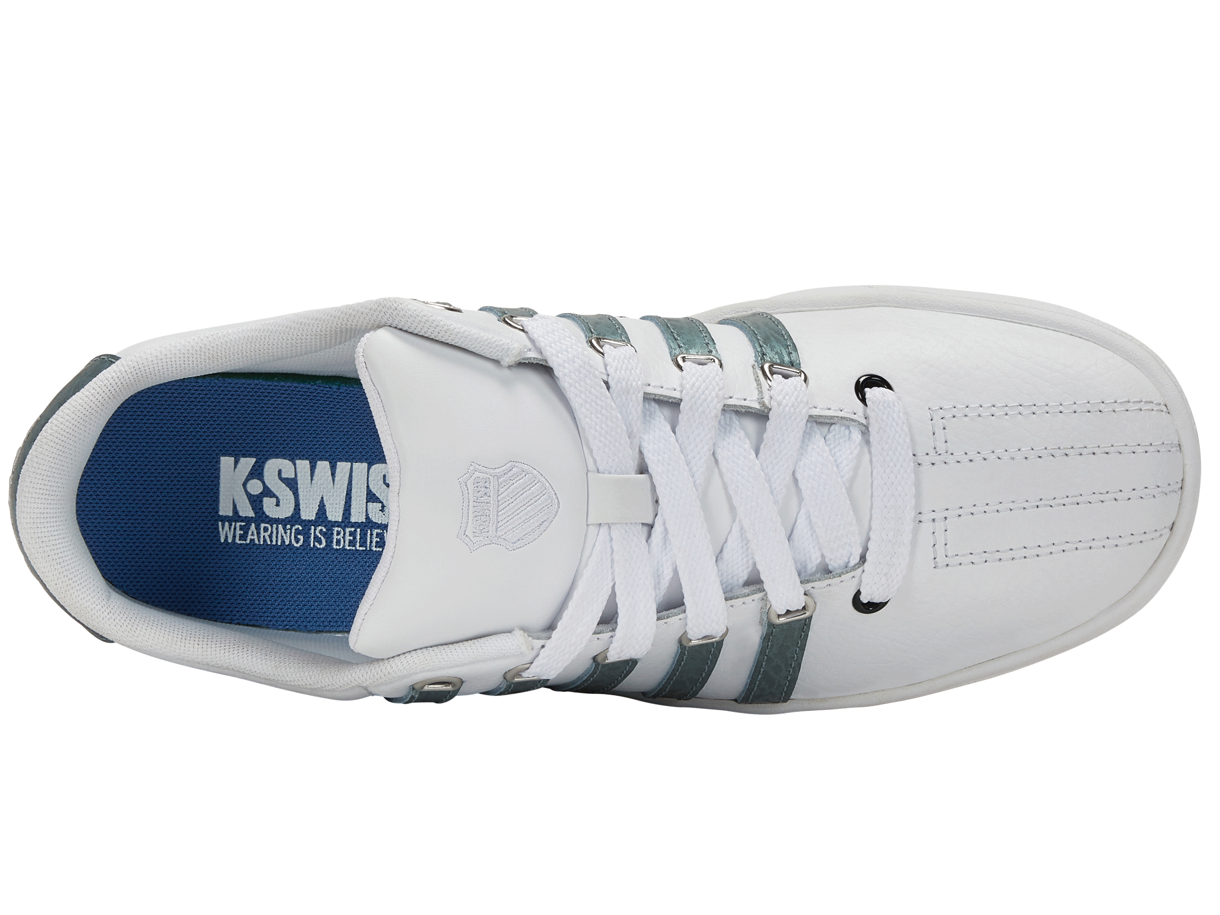 Nike Court Pro II Tennis Shoes - Men's Size 9.5 (96793-171) White/Blue Panther | Durable Court Sneakers for Tennis & Casual Wear