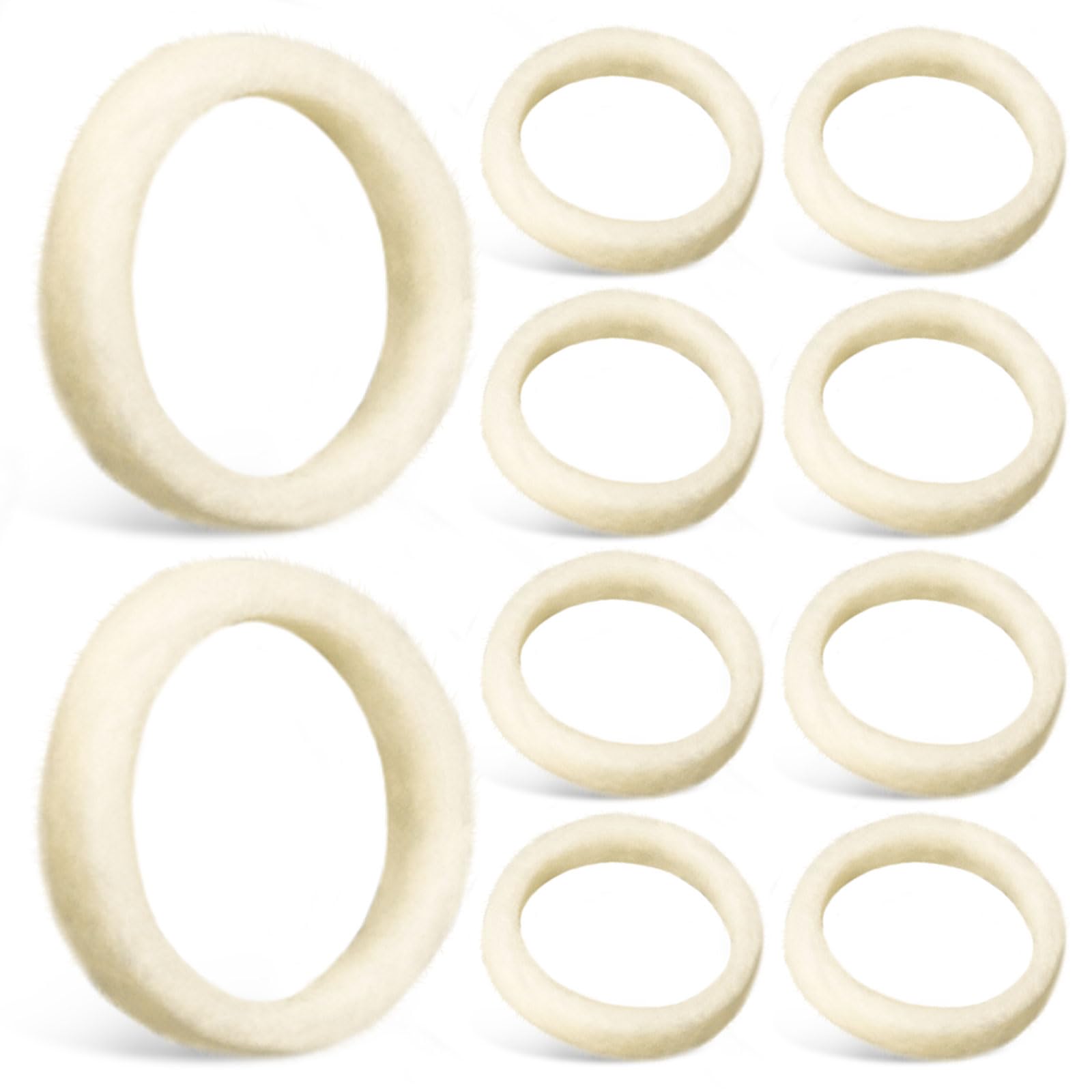 Breville Espresso Machine Grinder Felt Washer Replacement - Compatible with BES870, BES878, BES880, BES980, BES990, BCG600, BCG820 - Lower Burr Wool Ring for Cleaning - Perfect for Home Baristas & Coffee Enthusiasts