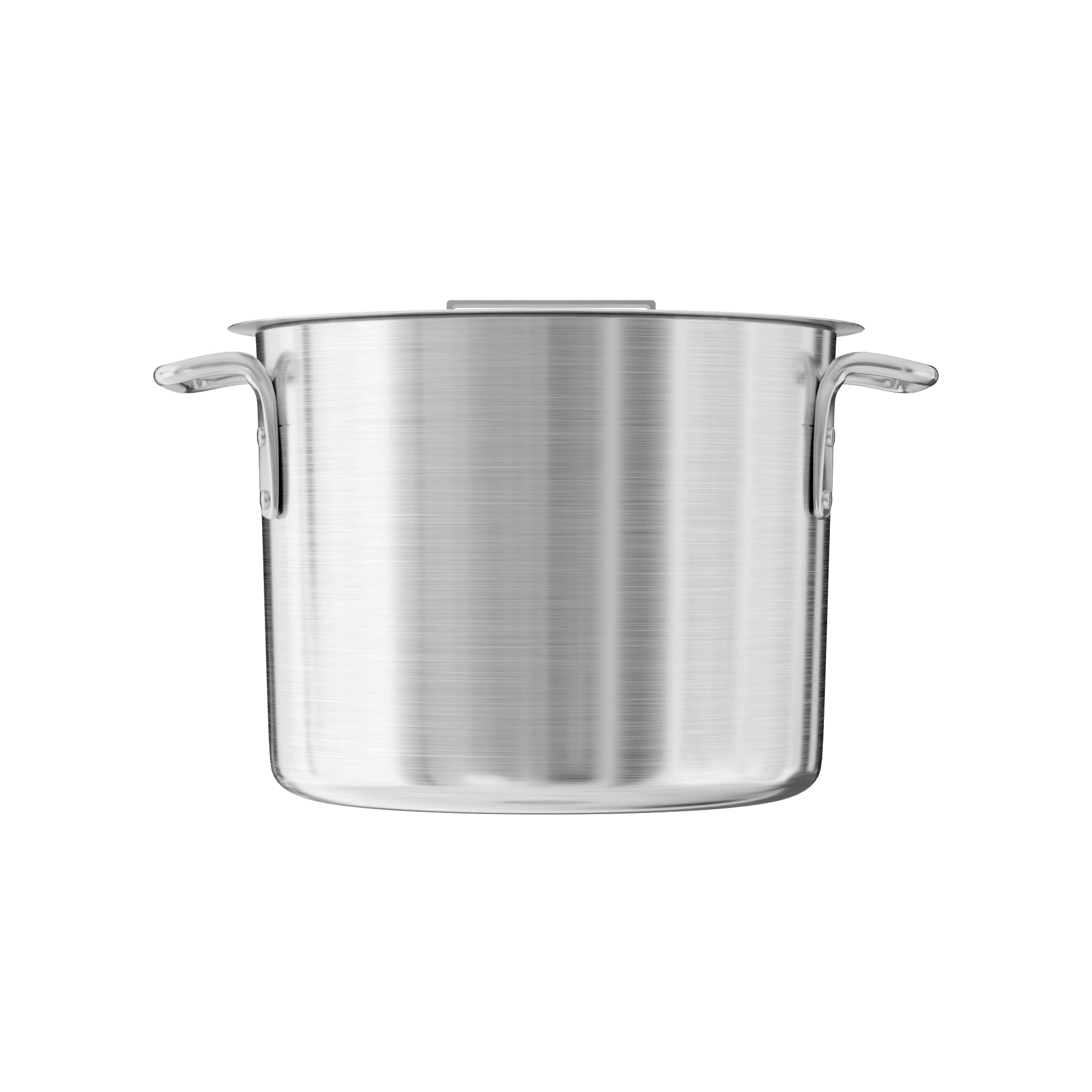 8 Qt. Heavy Duty Aluminum Stock Pot with Lid - Perfect for Cooking Soups, Stews, and Pasta for Family Gatherings