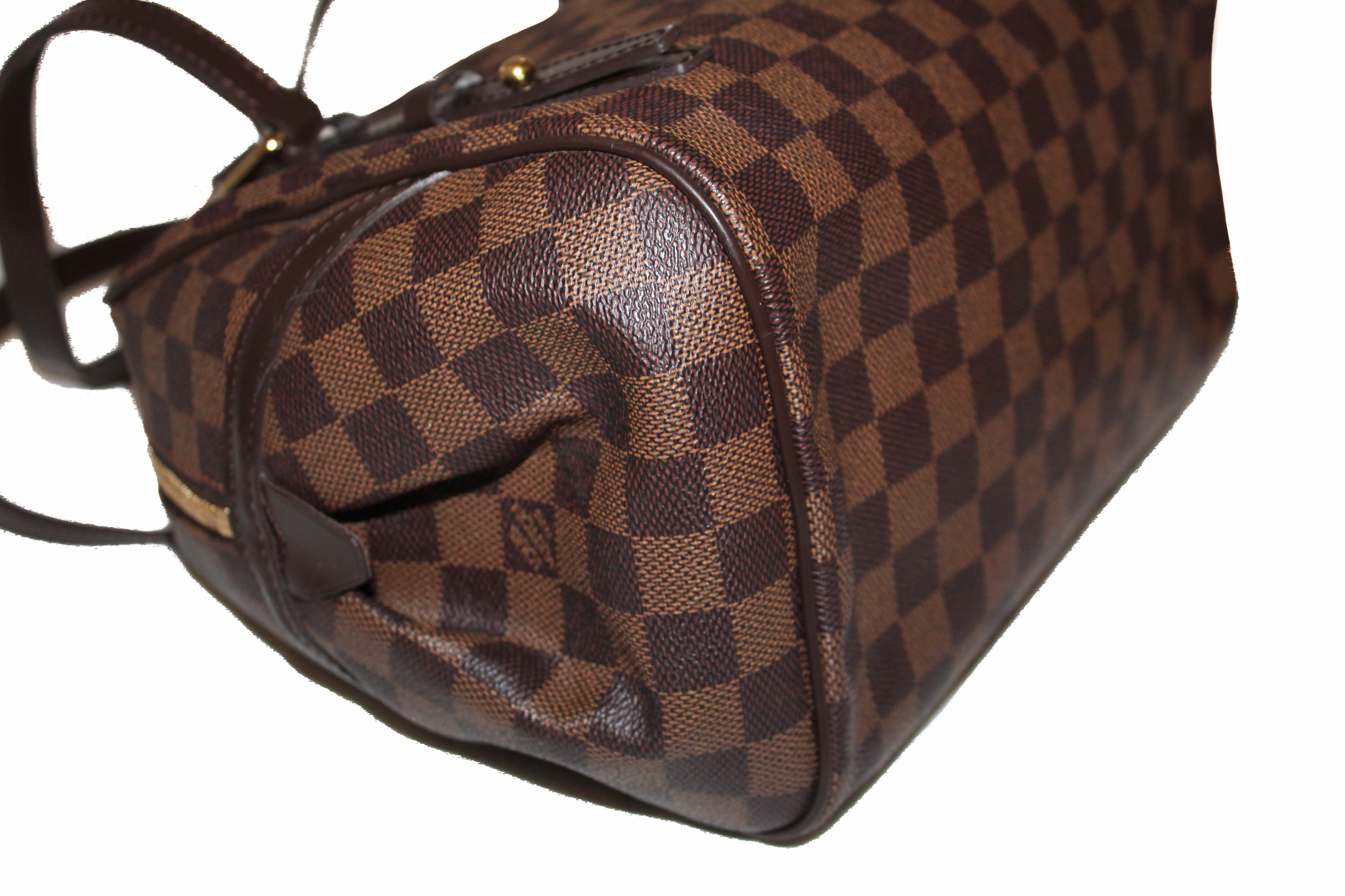 Authentic Louis Vuitton Damier Ebene Rivington GM Shoulder Bag for Women - Luxury Designer Handbag with Spacious Compartment, Perfect for Work, Travel & Everyday Use