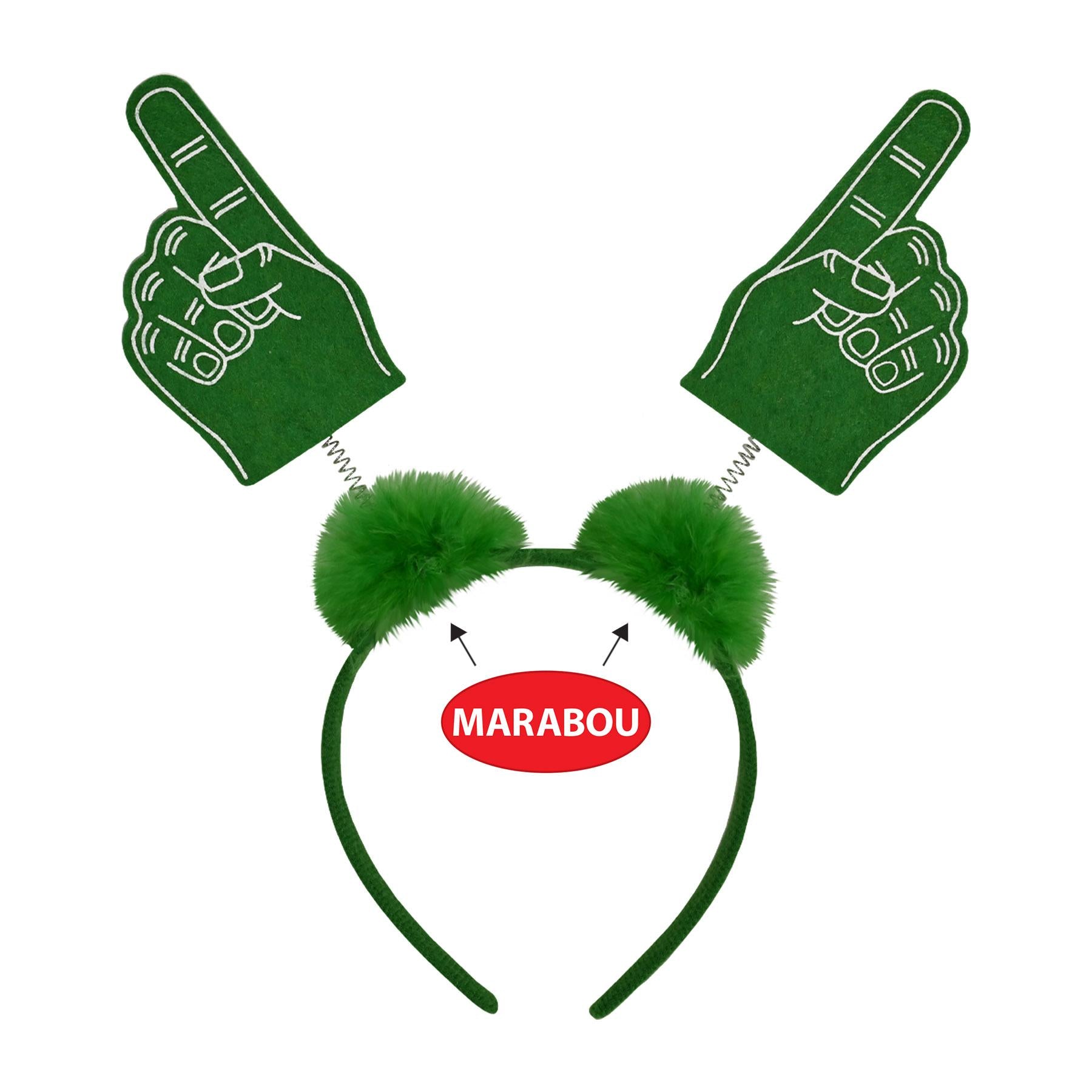 12 Pack Beistle #1 Hand Boppers with Marabou Feathers - Fun Party Favors for Birthday Celebrations, Carnivals & Costume Parties