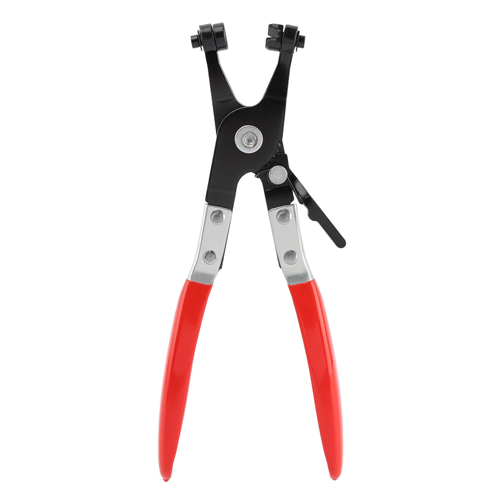 Heavy Duty Hose Clamp Pliers - Professional Swivel Flat Band Clamp Tool for Easy Removal & Installation of Ring/Flat-Band Hose Clamps - Perfect for Automotive Radiator, Coolant, Heater & Water Hose Repairs - Ideal for Mechanics & DIY Car Maintenance