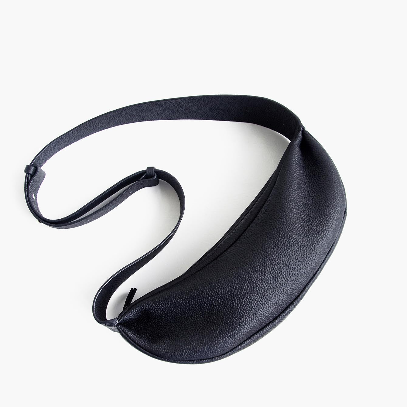 Genuine Leather Crossbody Sling Bags for Women - Minimalist Casual Chest Bag with Adjustable Wide Strap | Perfect for Travel, Shopping & Everyday Use