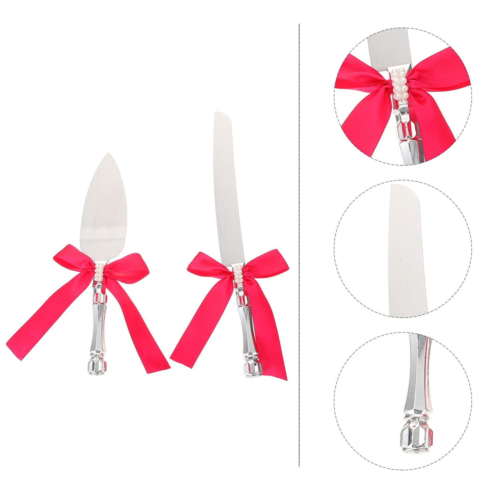 HEMOTON Stainless Steel Cake Spatula Set - Multi-Purpose Kitchen Tool for Cake, Lasagna, Pizza & Pie Cutting - Portable Wedding & Party Serving Utensil