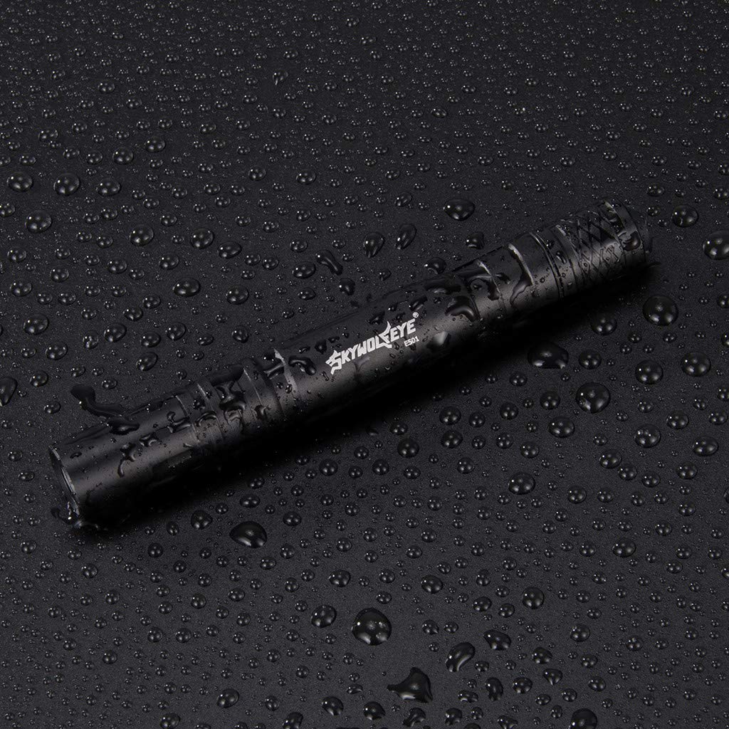Mini LED Flashlight - Ultra Bright Pocket Penlight with Clip, Waterproof & Portable for AAA Batteries - Perfect for Camping, Hiking, Emergency & Everyday Carry (EDC)