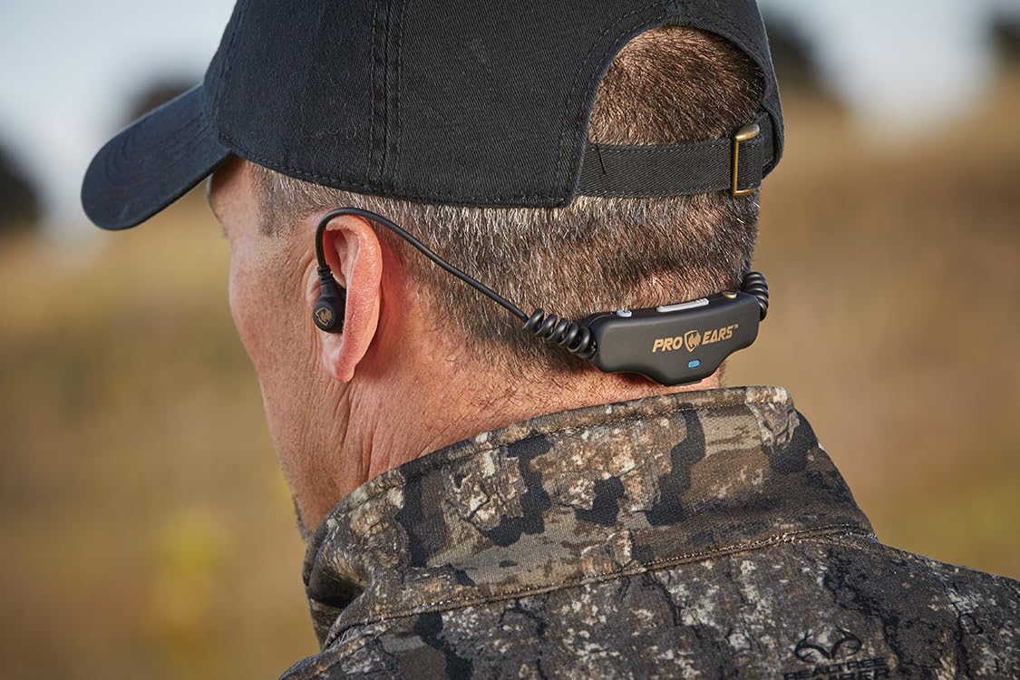 Pro Ears Stealth 28 HTBT Bluetooth Hearing Protection - 28dB Noise Reduction, Comfort Fit, 15-Hour Battery Life for Shooting, Hunting & Outdoor Activities | Perfect for Range Days & Construction Work